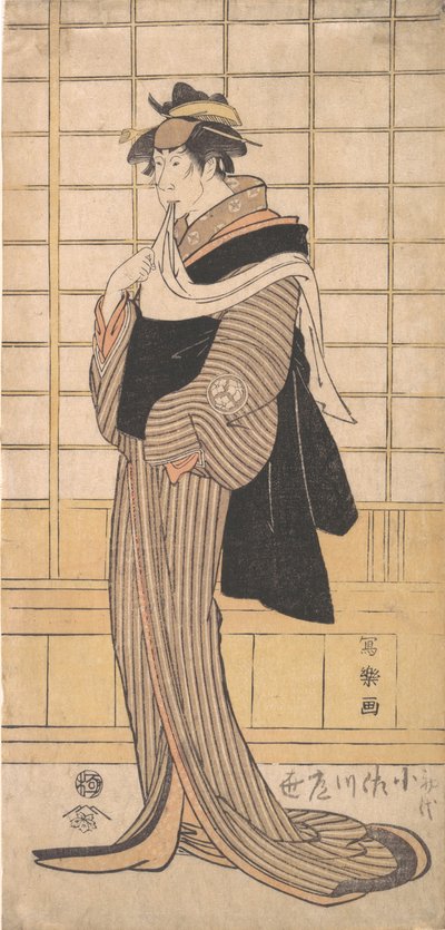 Osagawa Tsuneyo II come la parrucchiera O-Roku, 1794-95 da Toshusai Sharaku
