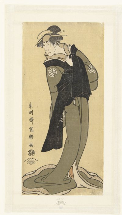 Ritratto di Osagawa Tsuneyo II in ruolo femminile da Toshusai Sharaku