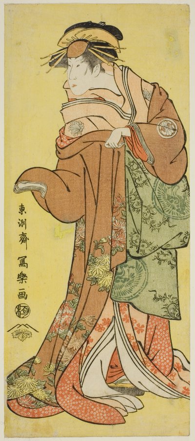 Segawa Kikunojo III nel Ruolo della Cortigiana Katsuragi da Toshusai Sharaku