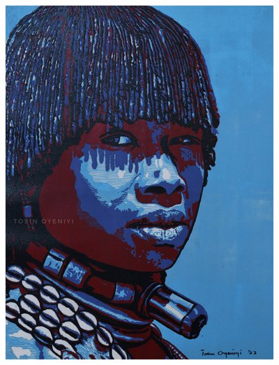 Ritratto africano pieno di vita da Tosin Oyeniyi