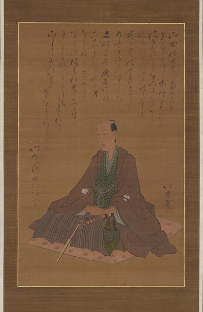 Ritratto di Yamada Tokuemon da Totoya Hokkei