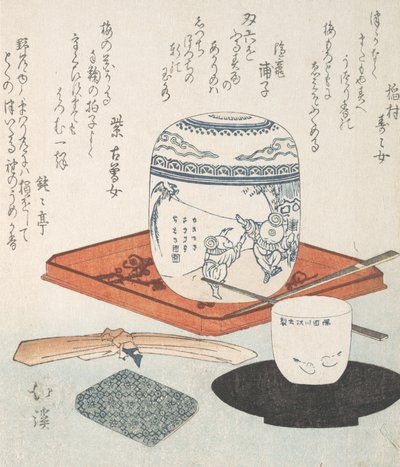 Oggetti per il tè, XIX secolo da Totoya Hokkei