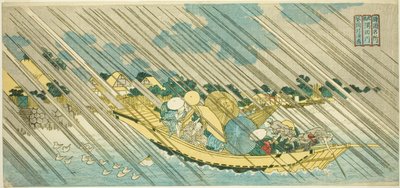Il fiume Sumida nella provincia di Musashi, dalla serie "Luoghi famosi nelle province" da Totoya Hokkei