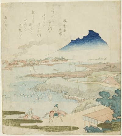 Veduta del Fiume Sumida da Totoya Hokkei