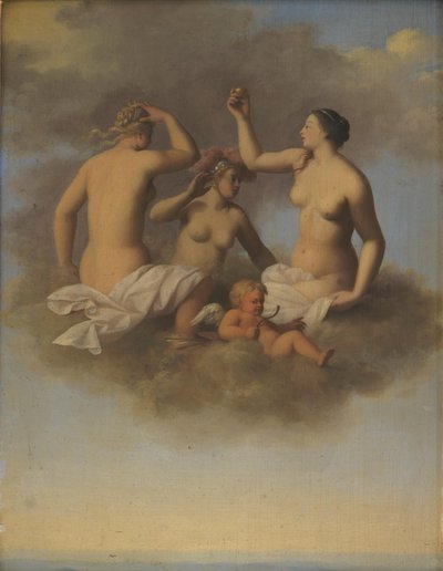 Giunone, Minerva e Venere con Cupido da Toussaint Gelton