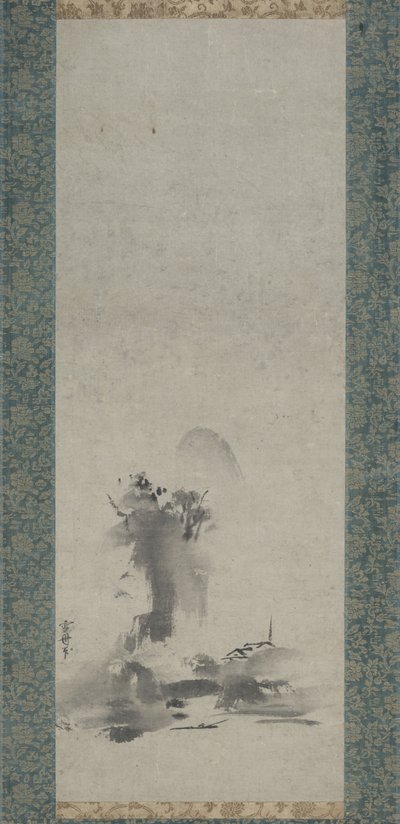 Haboku, paesaggio a inchiostro spruzzato da Toyo Sesshu