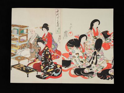 Palazzo interno di Chiyoda da Toyohara Chikanobu