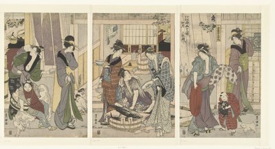 Venditore di pesce da Toyokuni (II) , Utagawa