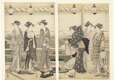 Scena estiva da Toyokuni (II) , Utagawa