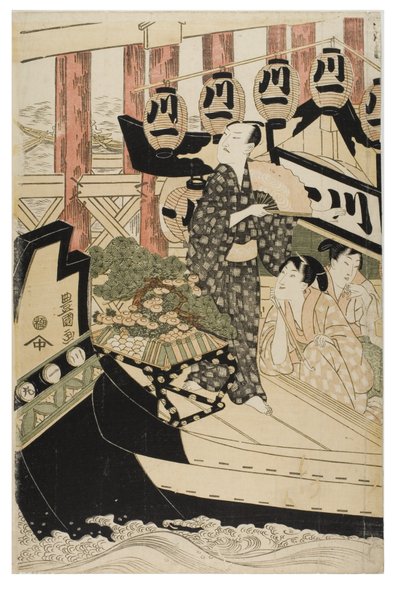 Attori nei Dodici Mesi da Toyokuni Utagawa