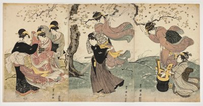 Fiori nel vento da Toyokuni Utagawa