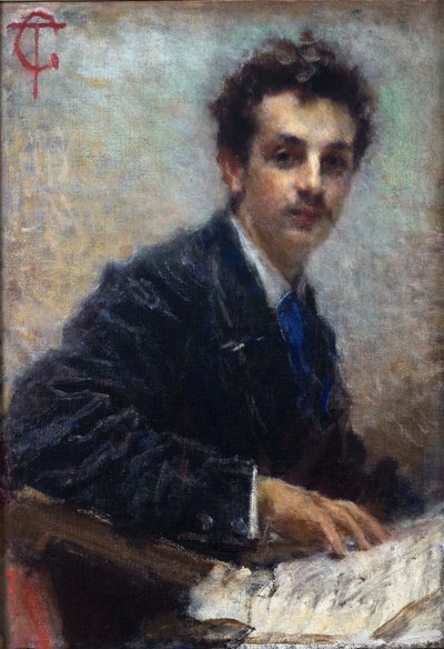 Ritratto del compositore Benedetto Junck da Tranquillo Cremona