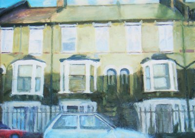 Un posto dove vivere 15, 2011 (olio su compensato) da Trevor Burgess