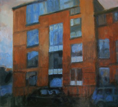 Un posto dove vivere 21, 2011 (olio su compensato) da Trevor Burgess