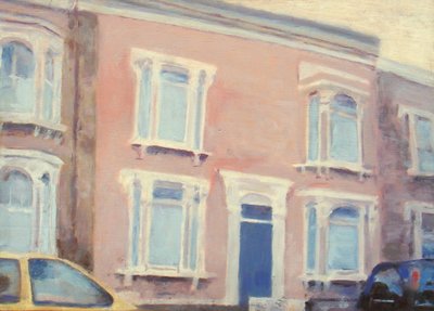 Un posto dove vivere 23, 2012 (olio su compensato) da Trevor Burgess