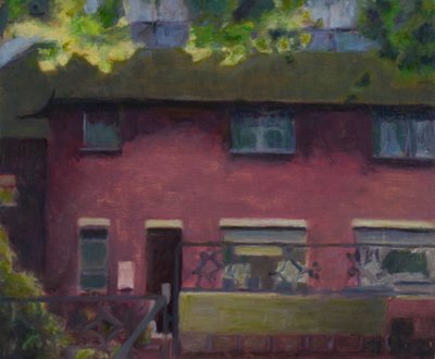 Un posto dove vivere 29, 2012 (olio su compensato) da Trevor Burgess