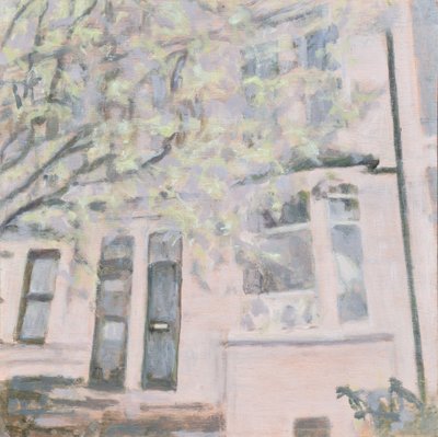 Un posto dove vivere 57, 2013 (olio su compensato) da Trevor Burgess