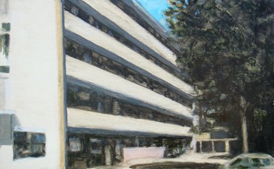 Un posto dove vivere 9, 2011 (olio su compensato) da Trevor Burgess