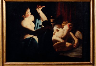 Psiche scopre Cupido da Trophime Bigot