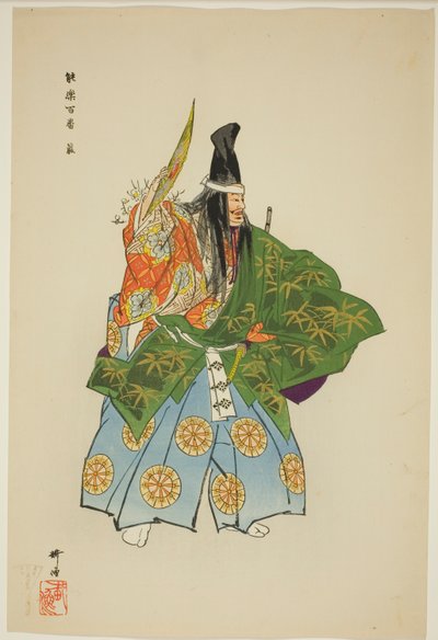 Ebira, dalla serie "One Hundred No Dramas (Nogaku hyakuban) da Tsukioka Kogyo