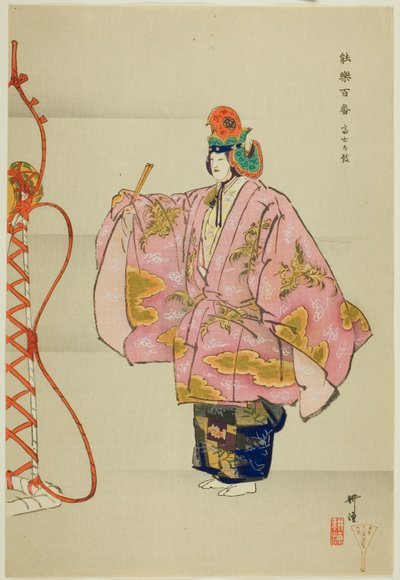 Fuji Taiko, dalla serie "One Hundred No Dramas (Nogaku hyakuban) da Tsukioka Kogyo