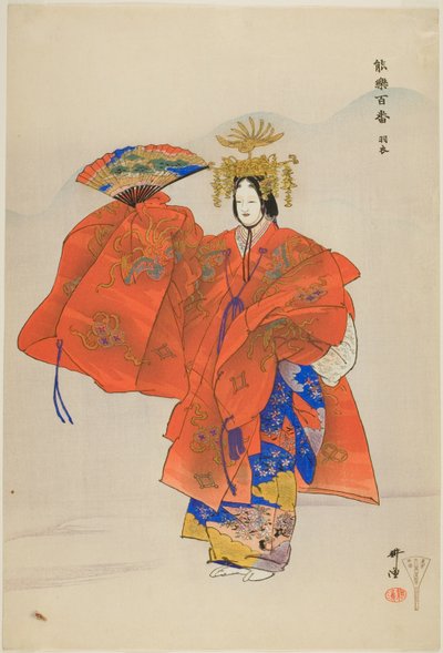 Hagoromo, dalla serie "One Hundred No Dramas (Nogaku hyakuban) da Tsukioka Kogyo