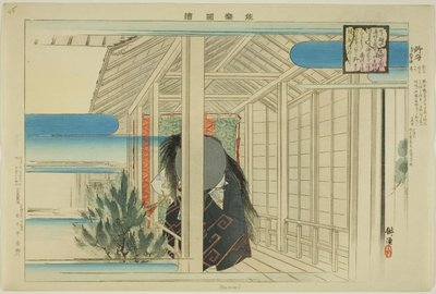 Nomori, dalla serie "Immagini di spettacoli No (Nogaku Zue)" da Tsukioka Kogyo
