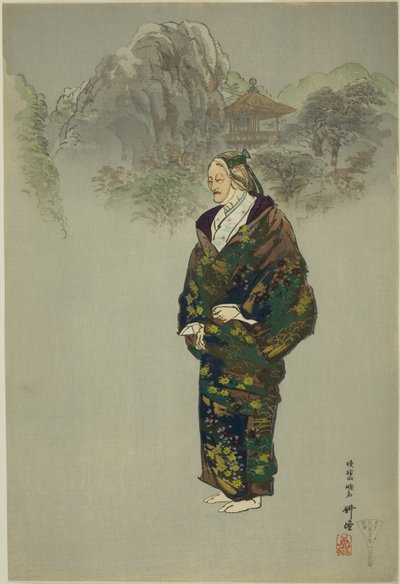 Oba-sute, dalla serie "One Hundred No Dramas (Nogaku hyakuban)". da Tsukioka Kogyo