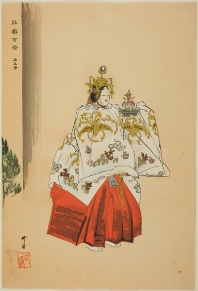 Seio-bo, dalla serie "One Hundred No Dramas (Nogaku hyakuban)" da Tsukioka Kogyo