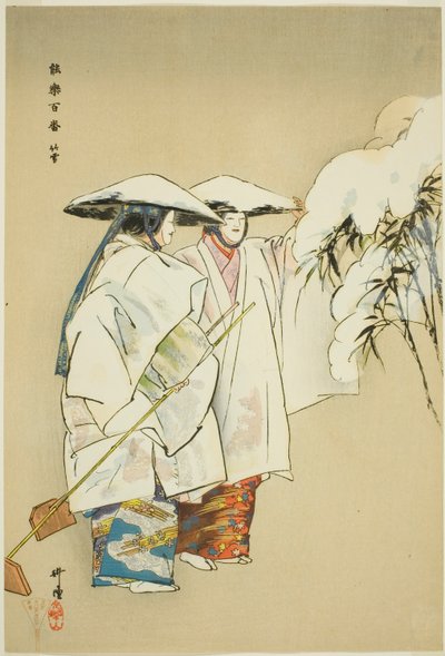 Take no Yuki, dalla serie "One Hundred No Dramas (Nogaku hyakuban)". da Tsukioka Kogyo