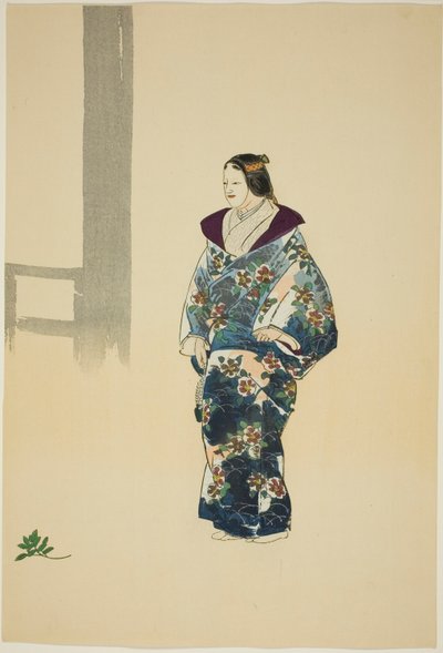 Tomonaga, dalla serie "Cento no drama (Nogaku hyakuban)" da Tsukioka Kogyo