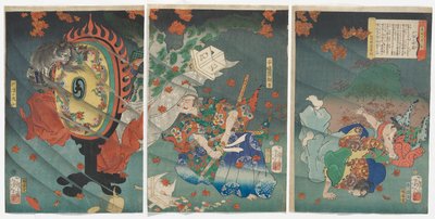 Tempo sereno sulle montagne di Togakushi: Taira Koremochi Ason da Tsukioka Yoshitoshi