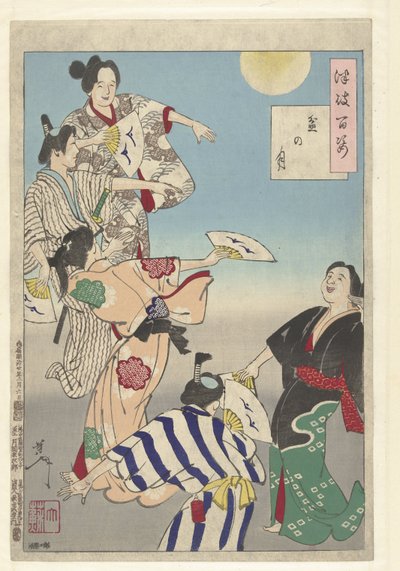 La luna del festival Bon da Tsukioka Yoshitoshi