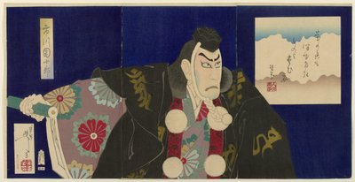 Ichikawa Danjuro IX come Benkei da Tsukioka Yoshitoshi