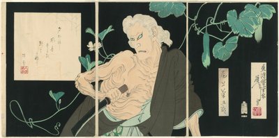Onoe Kikugorō V come Ibara da Tsukioka Yoshitoshi