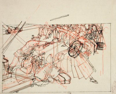 Disegno preparatorio per un