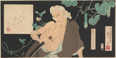 La casa solitaria sulla brughiera di Adachi da Tsukioka Yoshitoshi