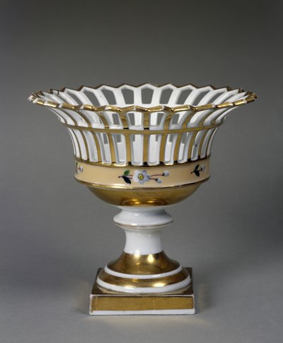 Cestino per frutta, c. 1826-1838 da Tucker China Factory