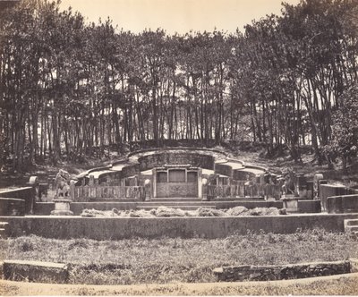 Tomba del Mandarino a Foochow, ca. 1869 da Tung Hing.