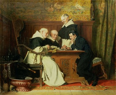 I giocatori di scacchi da Ture Nikolaus Cederstrom