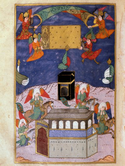 Angeli decorano la Kaaba da Turkish School