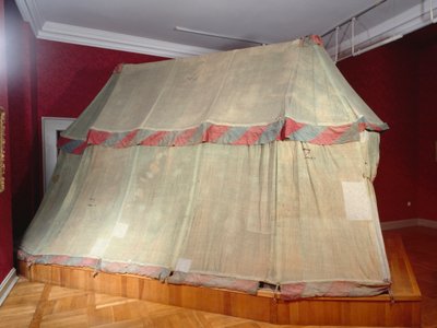 Vista esterna di una tenda turca da Turkish School