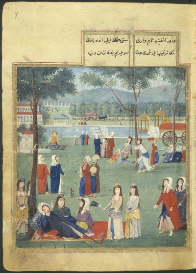 Or. 7094 f.7, I Giardini del Kagithane (Le Dolci Acque d