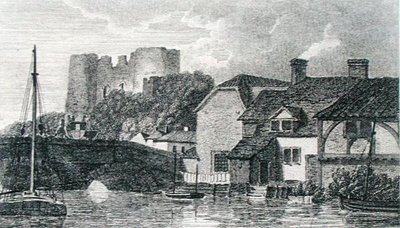 Veduta di Tunbridge, inciso da Murray, dal taccuino di Michael Faraday da Turner (after)