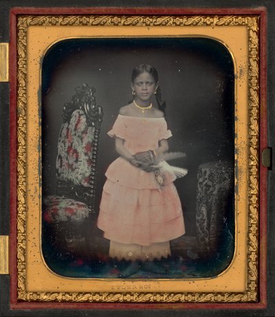 Ritratto di ragazza, forse Josephine Folks, 1854 ca. 1854 (foto) da Tyler & Co.