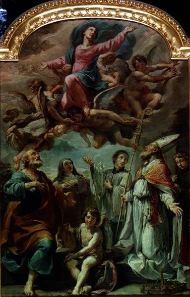 Madonna in Gloria con Santi da Ubaldo Gandolfi