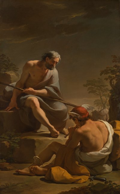Mercurio addormenta Argo da Ubaldo Gandolfi