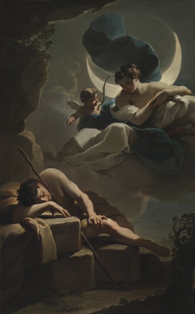 Selene e Endimione da Ubaldo Gandolfi