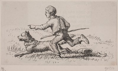 Illustrazione per "Signor Mikkel", poesia di Christian Richardt da Ubekendt