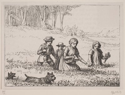 Illustrazione per "Nel Prato", poesia di Christian Richardt da Ubekendt